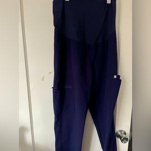 FIGS Women's Navy Yola™ Maternity - Skinny Scrub Pants - M, navy, medium